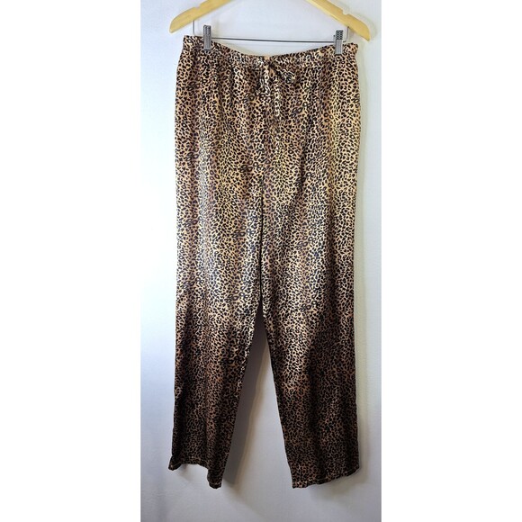 ETONNE by SARAH RICHARDS Animal Print Sleep Wear Lounge Set Women's Sz Medium - Picture 6 of 9